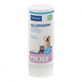 Allerderm Shampooing Virbac pour chat et chien, peau normale