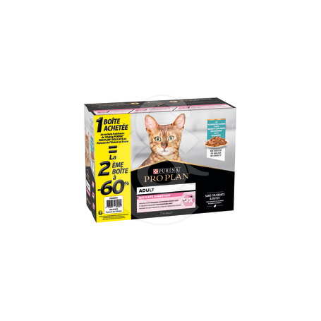 PP Cat Adult Delicate Digestion Poisson Sauce Sachet repas