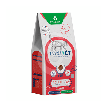Tonivet Chat Adulte Stérilisé Canard