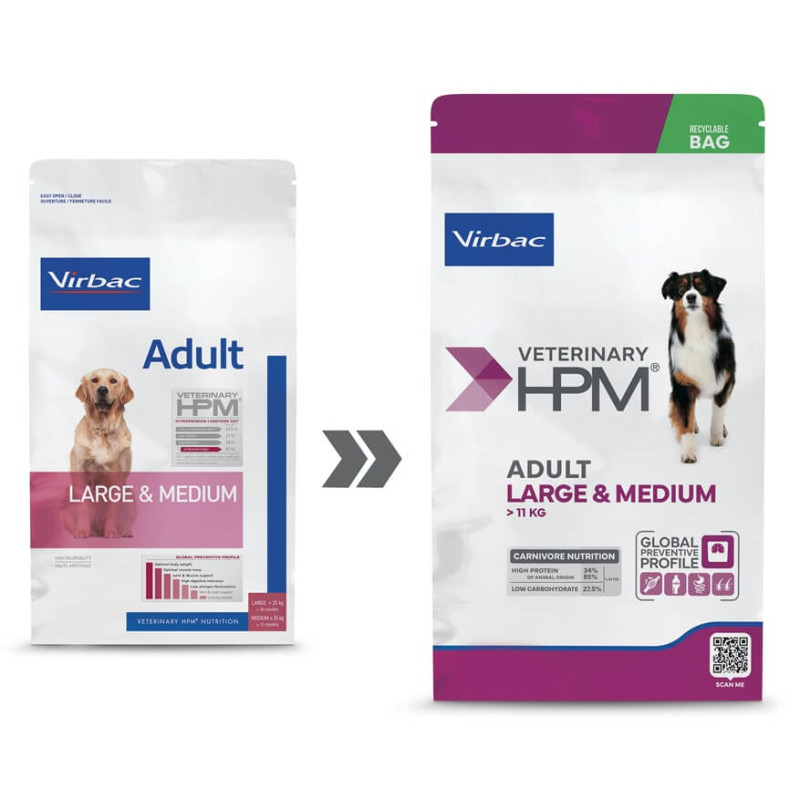 Veterinary HPM Dog Adult Large & Medium