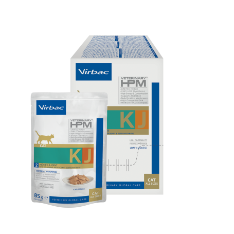Veterinary HPM Cat KJ2 Kidney & Joint Mousse Sachet repas