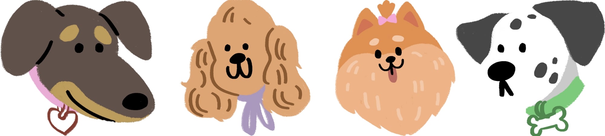 illustrations chiens